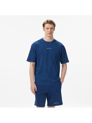 United4 Unıted4 Regular Fit Erkek Lacivert T-Shirt.ındıgo