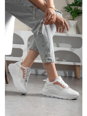Daxtors Grijak Günlük Ortopedik Kadın Sneaker Spor Ayakkabı
