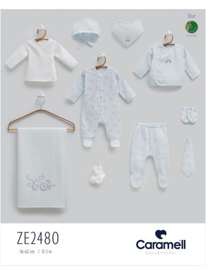 Caramell First Car Müslinli Tulumlu 10 Lu Set