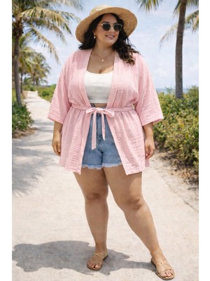 Çift Kat Muslin Kimono