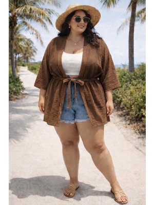 Çift Kat Muslin Kimono