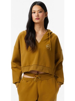 United4 Unıted4 Regular Fit Kadın Kahverengi Sweatshirt.taba