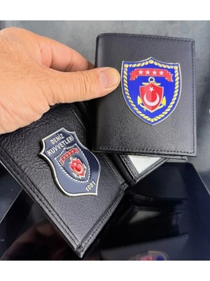 kuyumcudan Çift Rozetli Erkek Deri Cüzdan