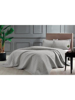 Taç Glory Çift Kişilik Yatak Örtüsü Takımı Taş Desenli Polyester Kumaş 250 x 260 cm