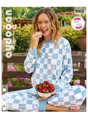 Aydoğan Kadın Uzun Kollu Soft-Cool Pijama Takımı