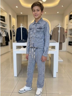 Ugly Duck 9-14 Yaş Arası Ceket-Pantolon Takım - Gri