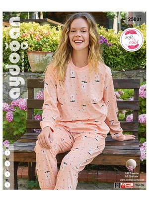 Aydoğan Kadın Uzun Kollu Soft-Cool Pijama Takımı