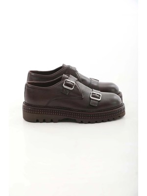 Faruk Balkanas Sarma Taban Hakiki Floater Deri Tokalı Casual Ayakkabı