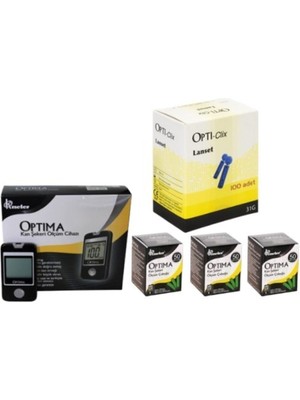 Allians Kan Şekeri Ölçüm Seti, 3 Kutu Strip ve Lansetür ile Güvenilir Ölçüm