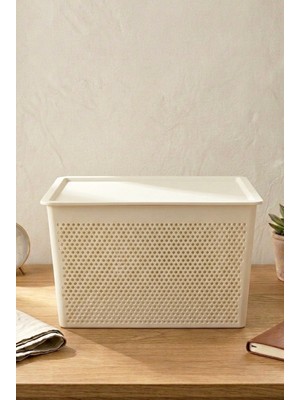 Brest 2'li Çok Amaçlı Saklama Kutusu 20 Lt Beyaz