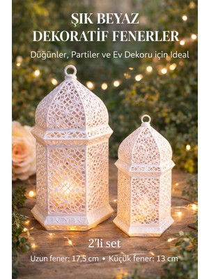 Nicomedia Dekoratif Fener – 2’li Set
