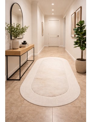 Yünteks Rabbit Soft Hasır Dekoratif Halı / Oval / Modern / Şık /lüx /dekoratif