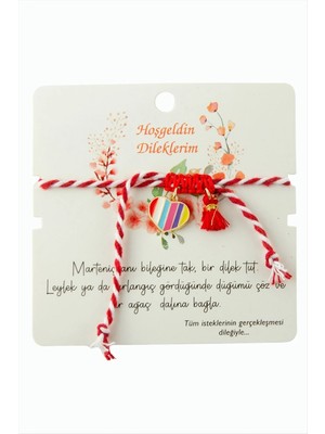 Nuveden Ieg™ Kalp Püskül Marteniçka Ip Bileklik