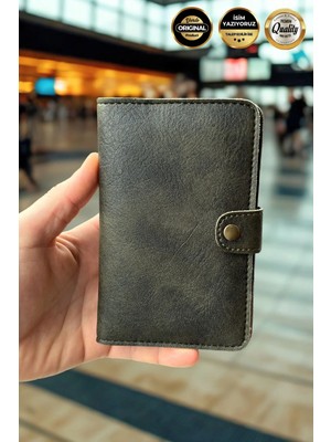 Vardo [ Isim Yazıyoruz ] Esther Tasarım Kartvizitlikli Ruhsat Kılıfı & Cüzdan & Pasaport Kılıfı Unisex