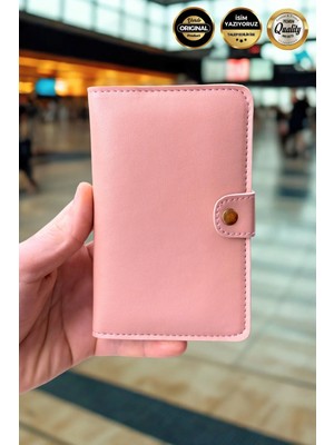 Vardo [ Isim Yazıyoruz ] Esther Tasarım Kartvizitlikli Ruhsat Kılıfı & Cüzdan & Pasaport Kılıfı Unisex