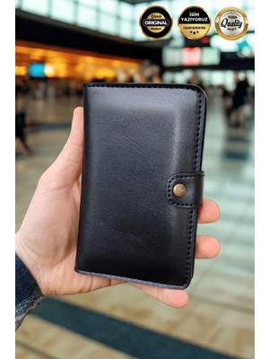 Vardo [ Isim Yazıyoruz ] Esther Tasarım Kartvizitlikli Ruhsat Kılıfı & Cüzdan & Pasaport Kılıfı Unisex