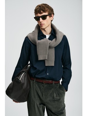 Lufian Ferla Erkek Gömlek Lacivert (112010686)