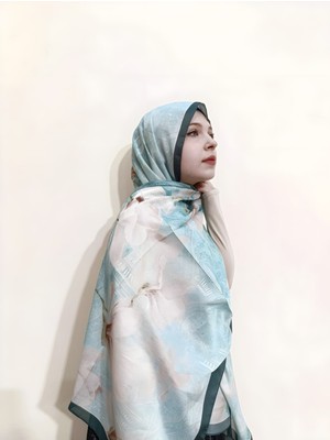 Esima Butik Manolya Desen Pamuk Şal