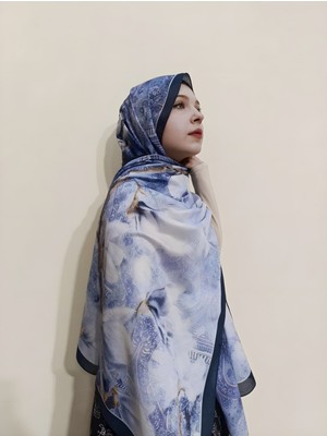 Esima Butik Manolya Desen Pamuk Şal