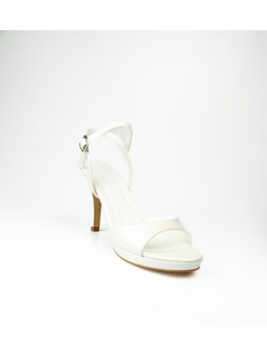 Babalı Miss Park Moda 1301 Ince Topuklu Ayakkabı Sedef