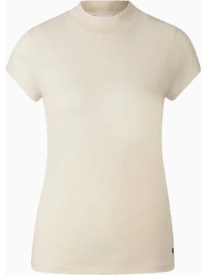 Bogner Winja Stand-Up Yaka ve B-Signé Detaylı Yün Kadın Tişört