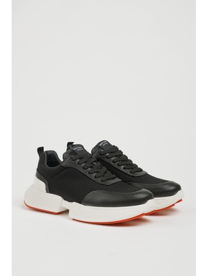 Faruk Balkanas Valery Model Hakiki Kombinasyonlu Deri Ithal Taban Sneaker Ayakkabı