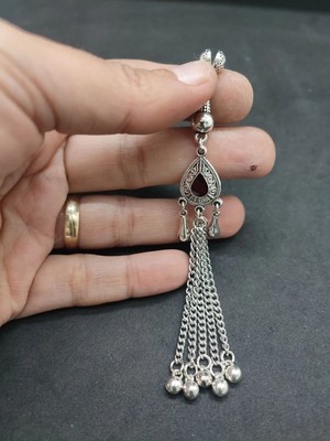 İskeçe Tesbih 475 Ayar Gümüş Tesbih Püskülü