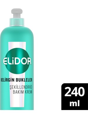 Elidor 7/24 Şekillendirici Saç Bakım Kremi Belirgin Bukleler 240 ml