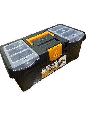 Veka Super-Bag 16” (41 Cm) Classic Series Takım Çantası – Organizer Bölmeli Dayanıklı Plastik Alet Kutusu