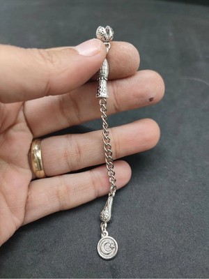 İskeçe Tesbih 475 Ayar Gümüş Tesbih Püskülü