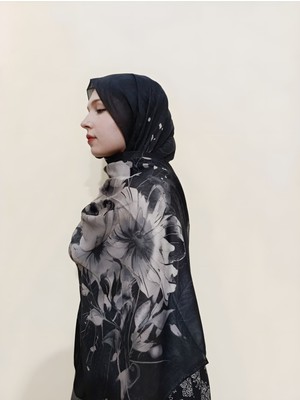 Esima Butik Anemon Desen Pamuk Şal