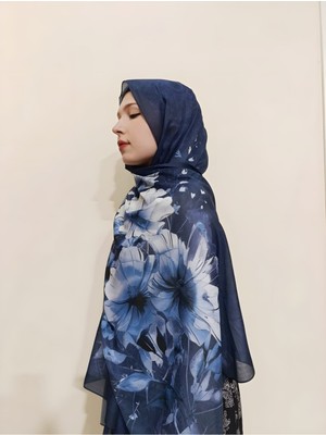 Esima Butik Anemon Desen Pamuk Şal