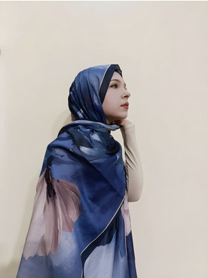 Esima Butik Şakayık Seri Degrade Pamuk Şal