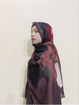 Esima Butik Şakayık Seri Degrade Pamuk Şal