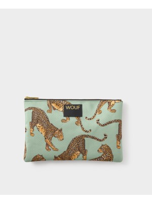 Wouf Emerald Leopard  - Xl El Çantası