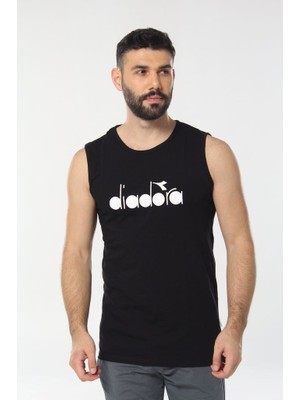 Diadora Siyah Therm Ter Atleti Erkek Nefes Alabilir Kumaş ile Rahat Spor ve Günlük Kullanım