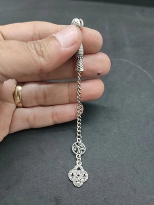 İskeçe Tesbih 475 Ayar Gümüş Tesbih Püskülü