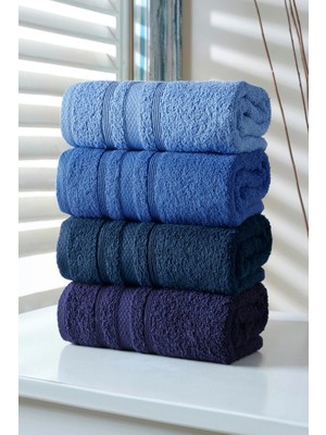 DNZGÜLCAN Era 4'lü 50X90 Havlu Seti El Yüz Havlusu %100 Pamuk