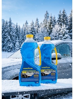 GOODYEAR -22 KIŞ ANTİFİRİZLİ 2'Lİ SET CAM SUYU 1,8 LİTRE (2 x 1.8 Litre)