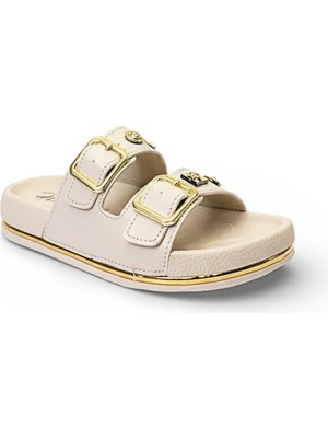 Perla Kadın Ortopedik Taban Çift Tokalı Konfor Terlik - Şık ve Rahat Günlük Kullanım