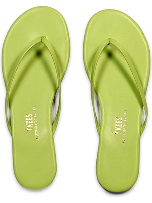 Tkees TK-2023 Parmak Arası Açık Yeşil Kadın Terlik