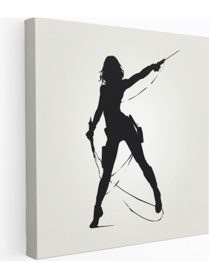 Popcas Marvel Kara Dul Duvar Sanatı Minimalist Tasarım Ev Dekorasyonu