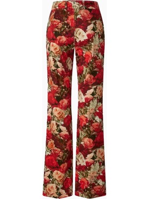 Bogner Jody Çiçek Desenli Flared Fit Kadın Jean