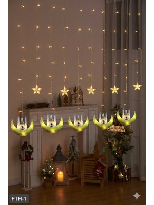 Akıllı Durak Ramazan Perde LED Işık 3 Metre