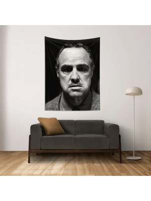 The Lucid Lab Marlon Brando / Godfather 1972 Duvar Örtüsü - 100 cm x 135 cm