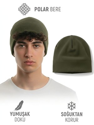 Qulothes Extra Kalın Termal Polar Soğuk Geçirmez Bere  Unisex Pamuklu Kışlık Şapka