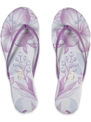 Tkees TK-2023 Parmak Arası Mor Kadın Terlik