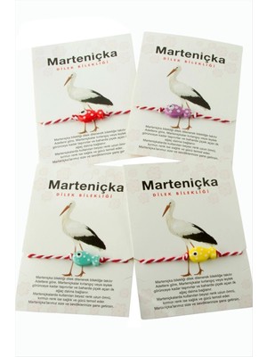 Nuveden Ieg™ Balık Cam Marteniçka Ip Bileklik