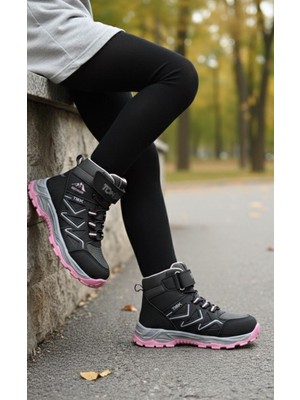 Homiro Çocuk Su Geçirmez Kışlık Bot - Füme Pembe