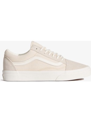 Vans Old Skool Unisex Krem Sneaker.-